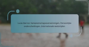Lucas Barrios: Kampioenschapsoverwinningen, Persoonlijke onderscheidingen, Internationale wedstrijden